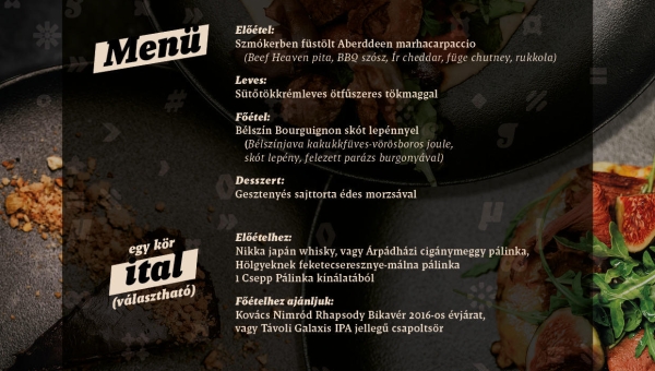 Kulináris élmény jótékony céllal ötvözve