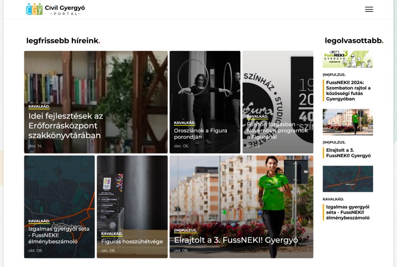 Megújult a Civil Gyergyó portál